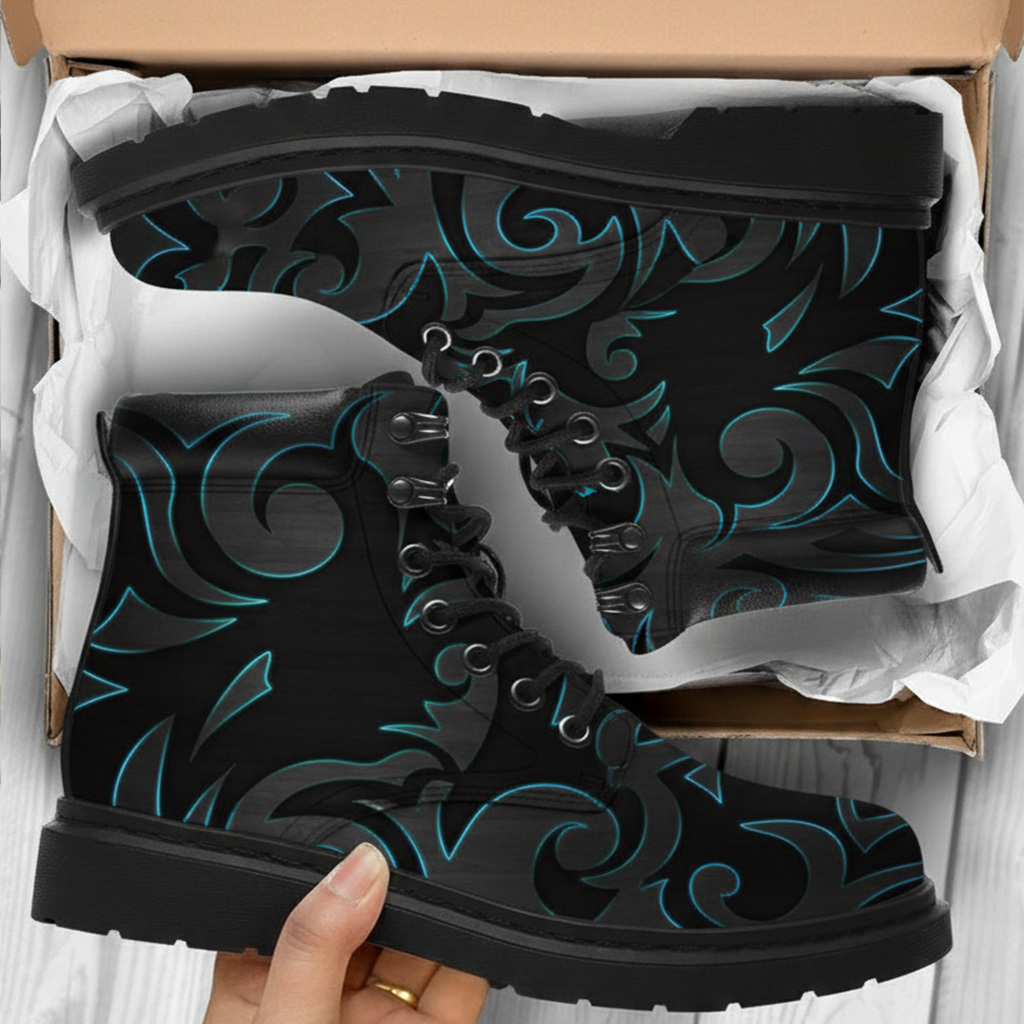 Heavy Metal Punk Biker Boots