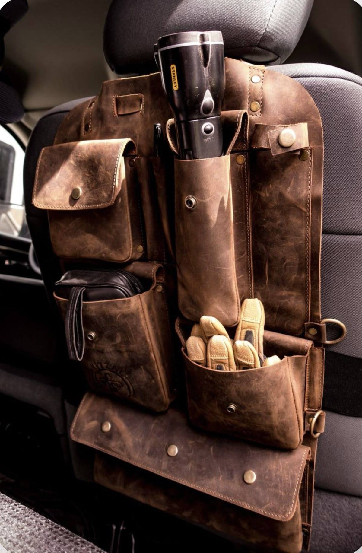 Multi-Function Car Seat Back Organizer | Utility Storage System for Drivers