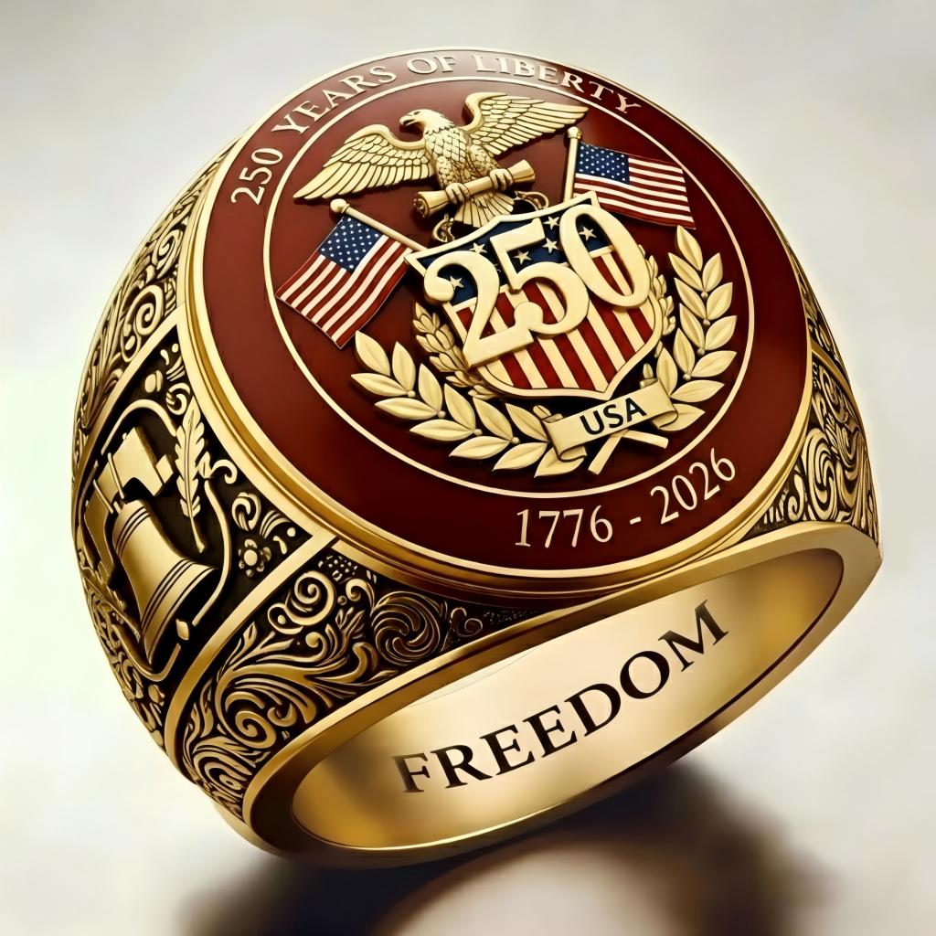 1776-2026 America Jubilee Ring