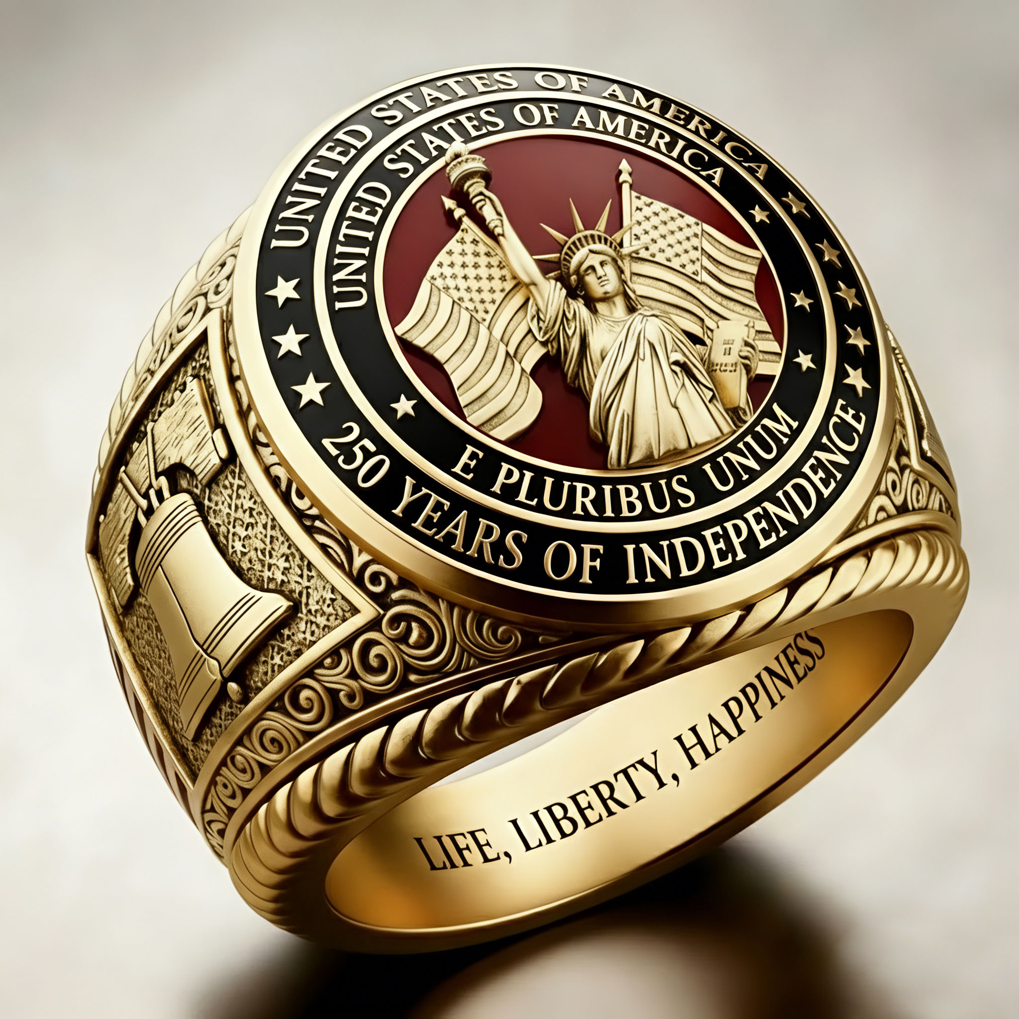 1776-2026 America Jubilee Ring