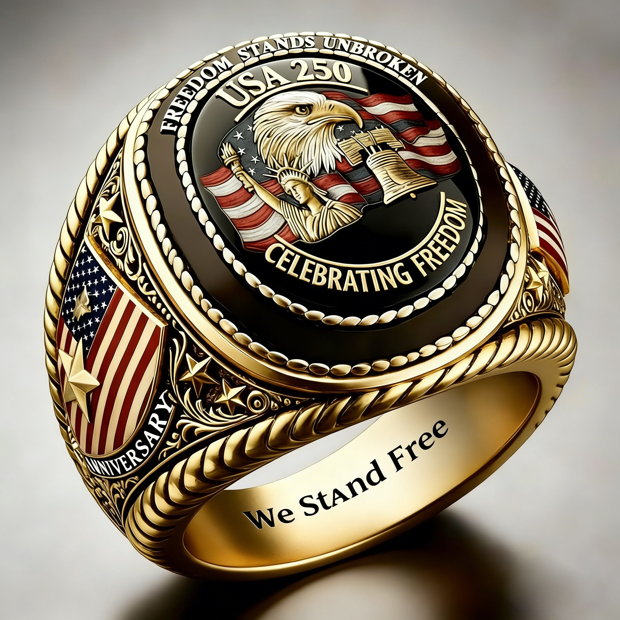 1776-2026 America Jubilee Ring