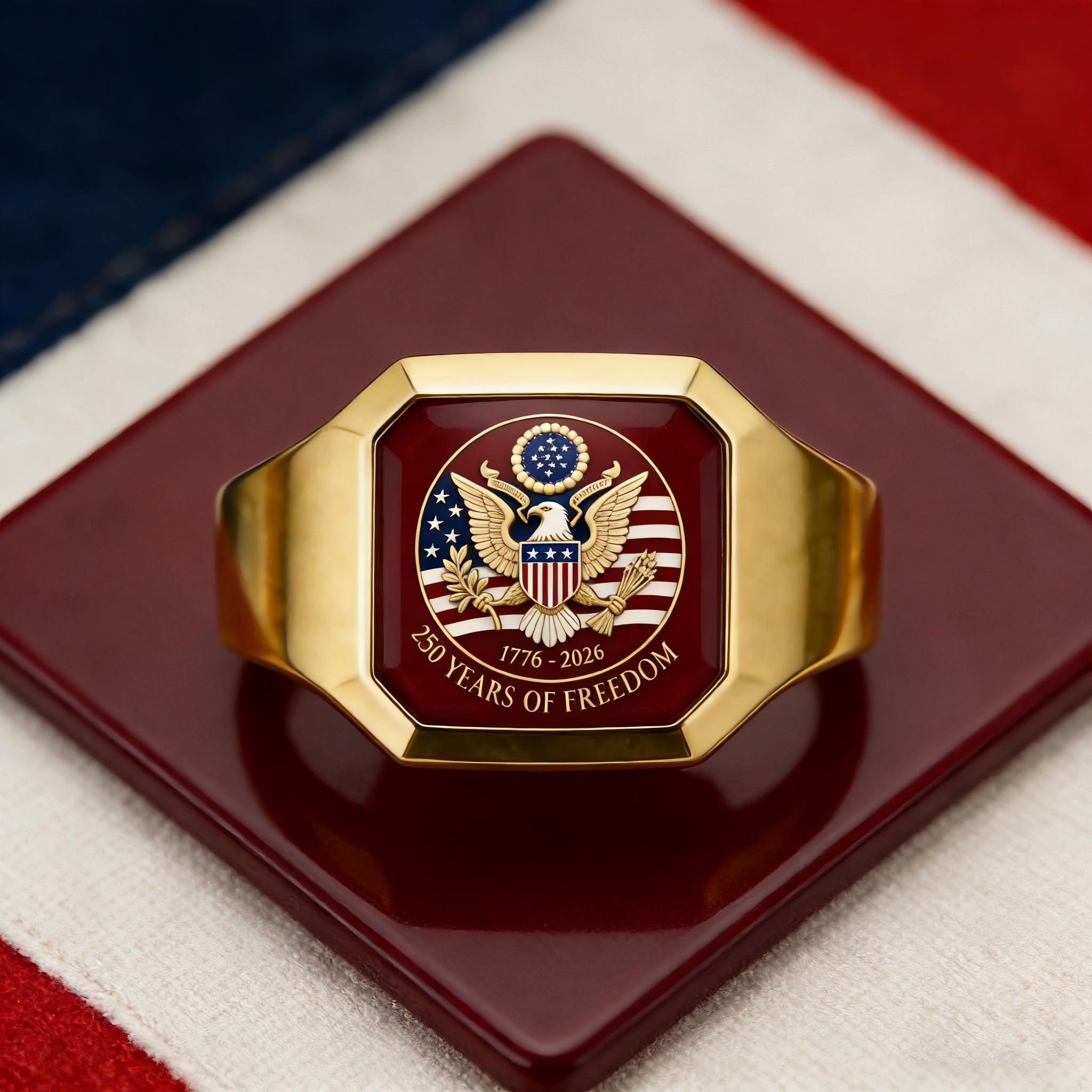 1776-2026 America Jubilee Ring