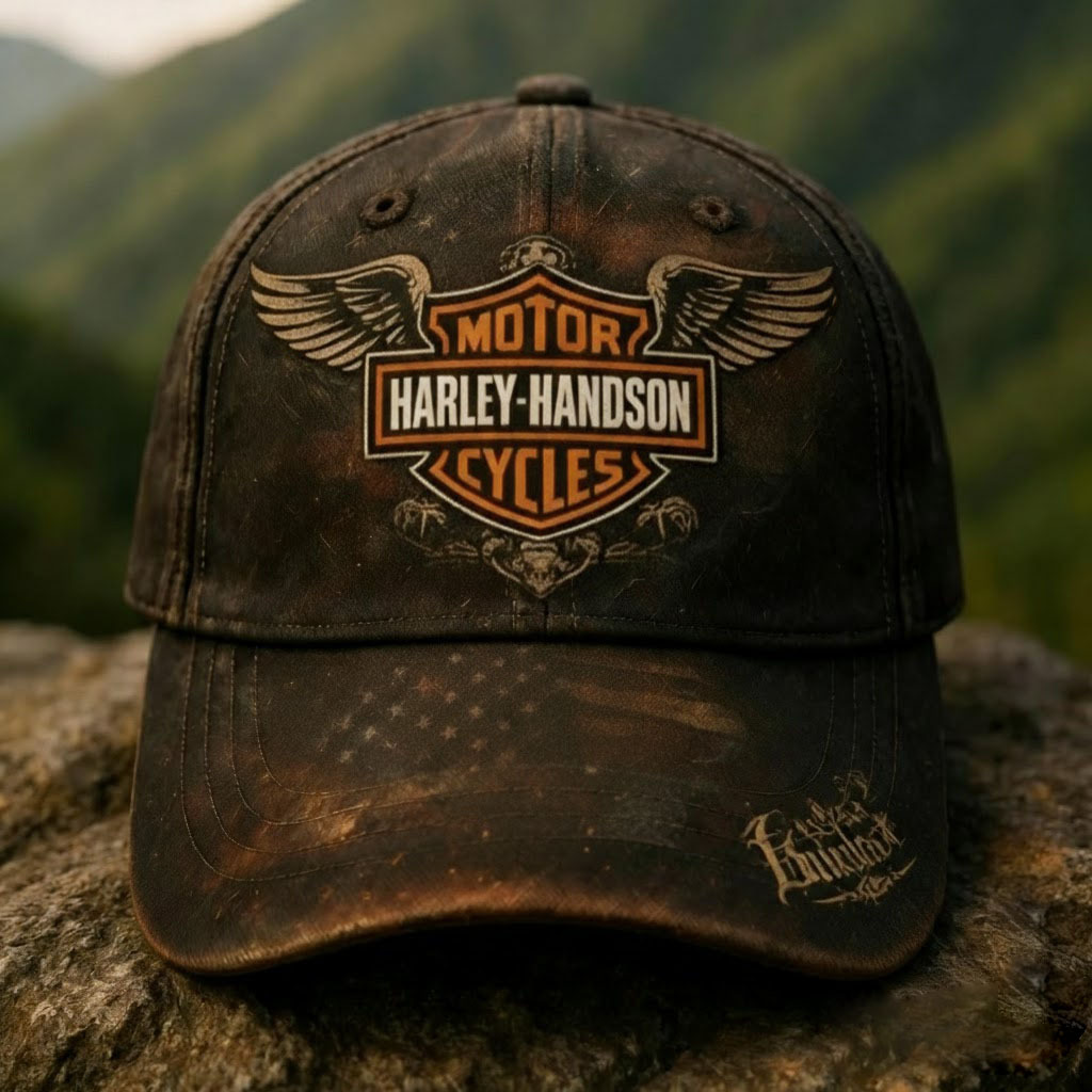 Harley Biker Style Baseball Cap