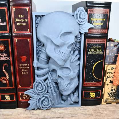 Rose Skull Lovers Book Nook
