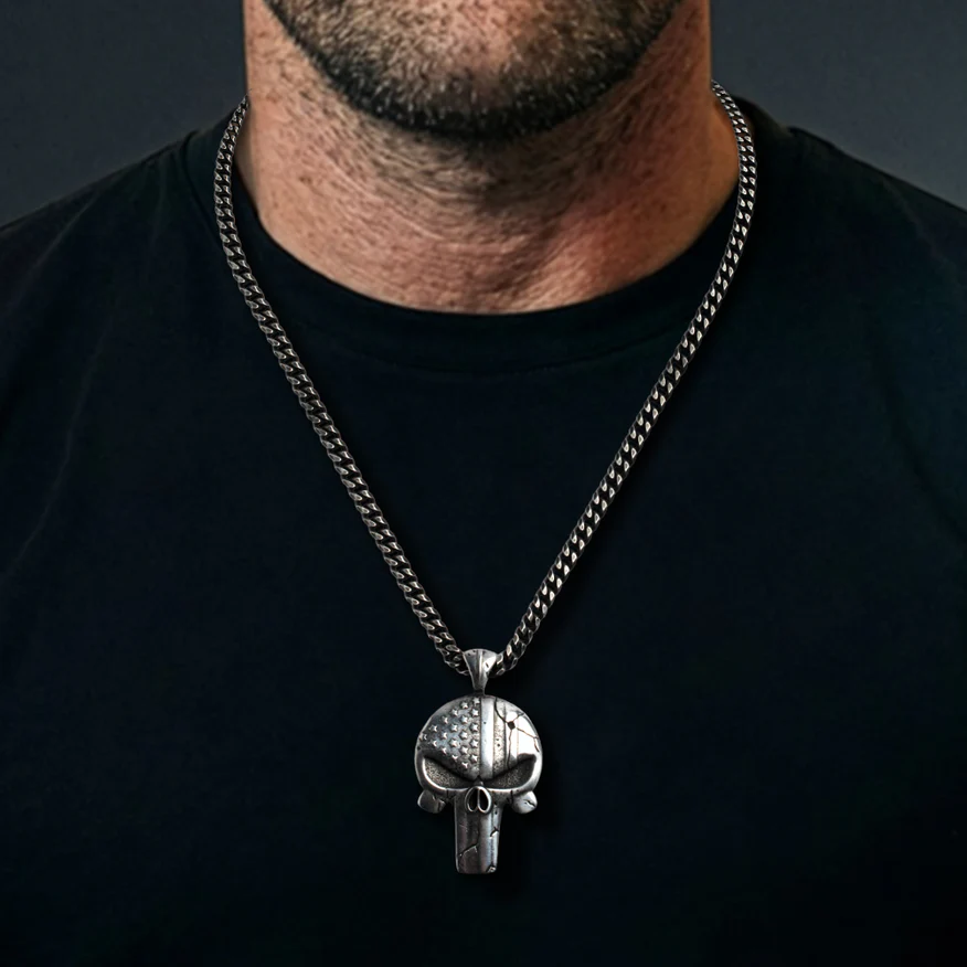 Hardcore Men’s Pendant Necklace · A Symbol of Strength and Loyalty