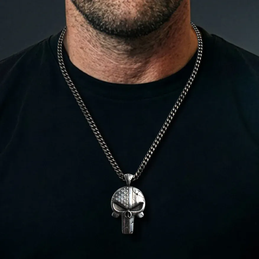 Hardcore Men’s Pendant Necklace · A Symbol of Strength and Loyalty