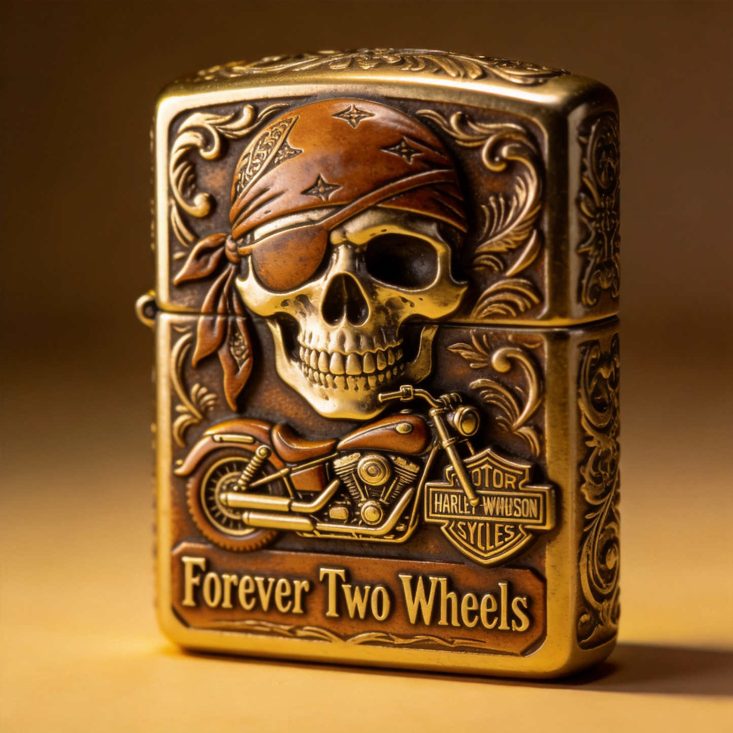 Forever Two Wheels: Bandana Skull & Iron Horse
