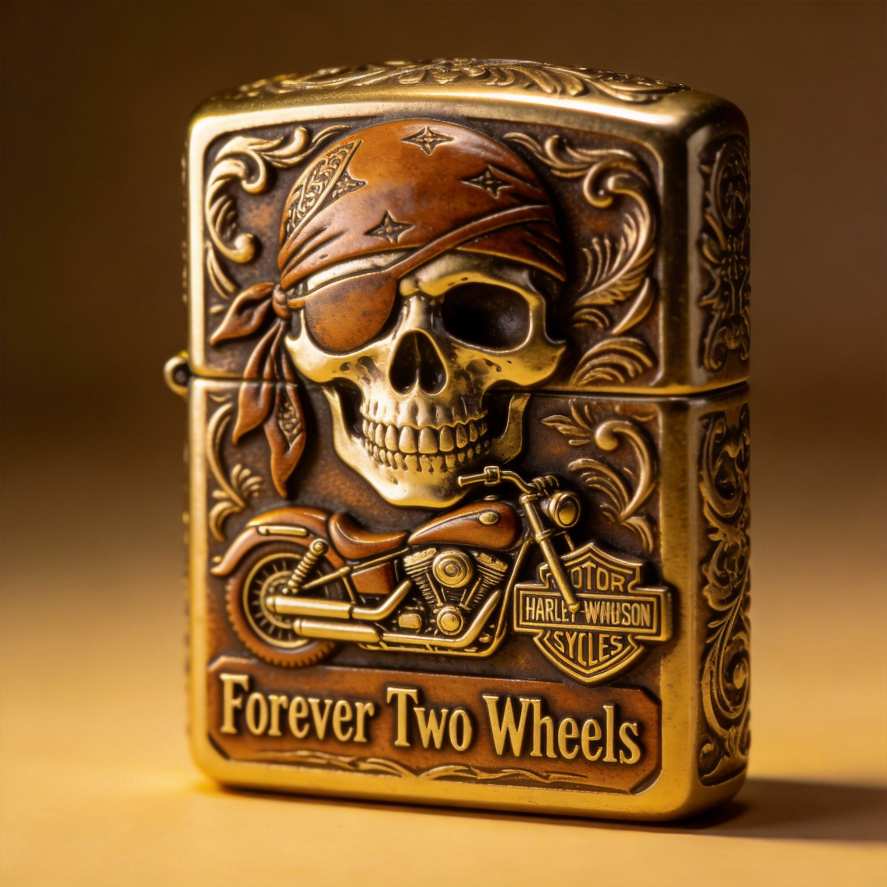 Forever Two Wheels: Bandana Skull & Iron Horse