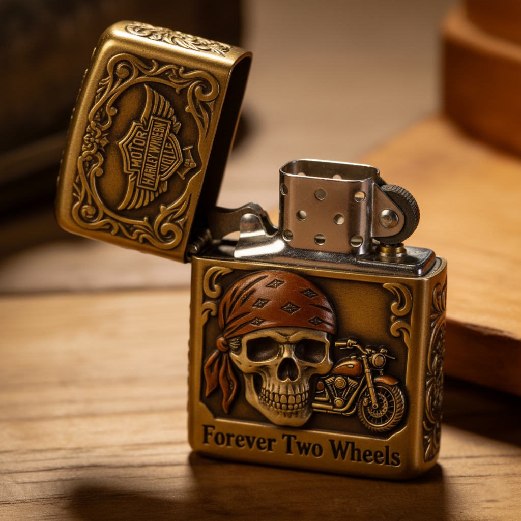 Forever Two Wheels: Bandana Skull & Iron Horse