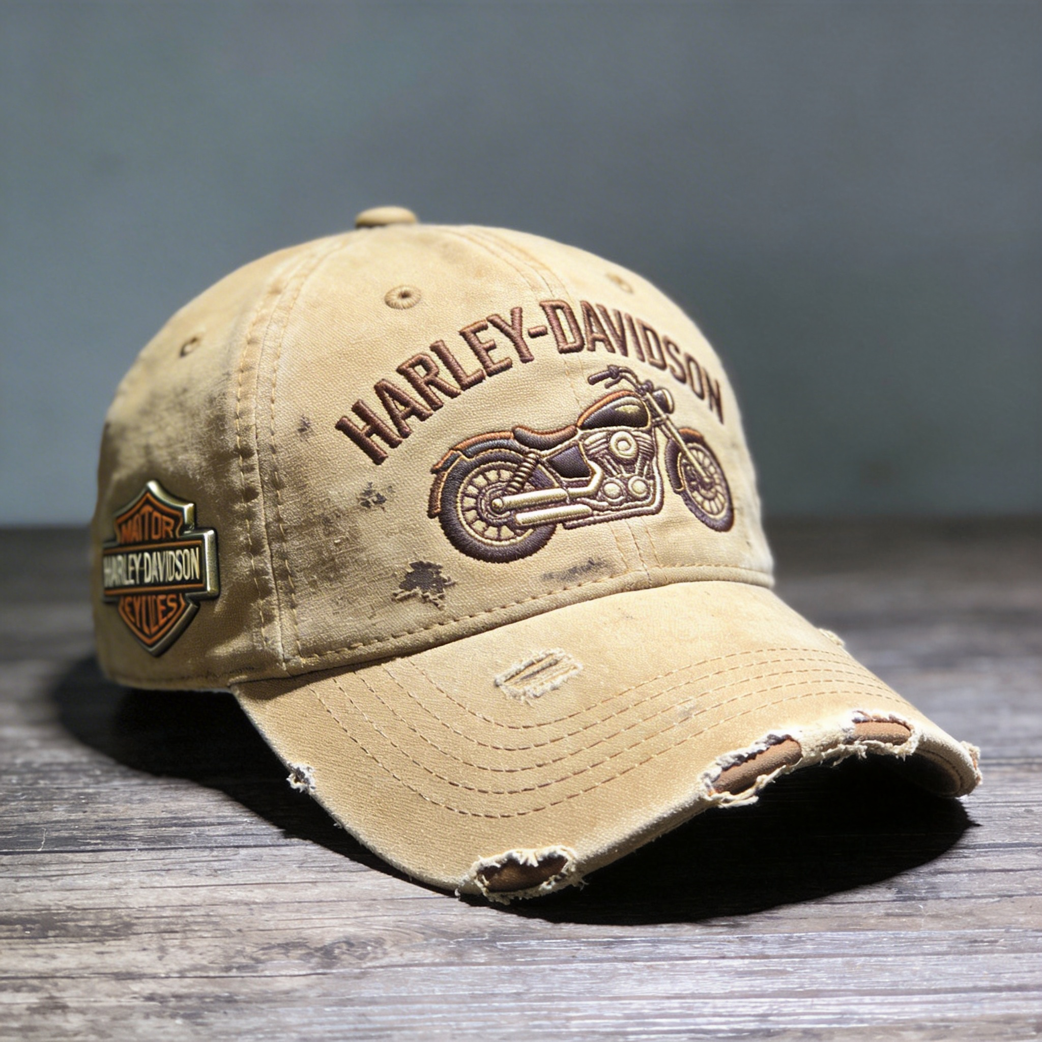 Biker Style Baseball Cap