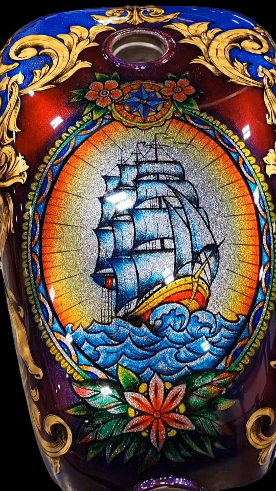 motorcycle gas tank decal