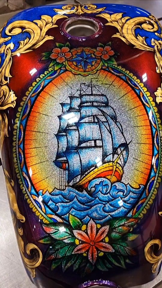 motorcycle gas tank decal