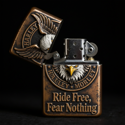 Majestic Liberty: "Ride Free" American Eagle Lighter