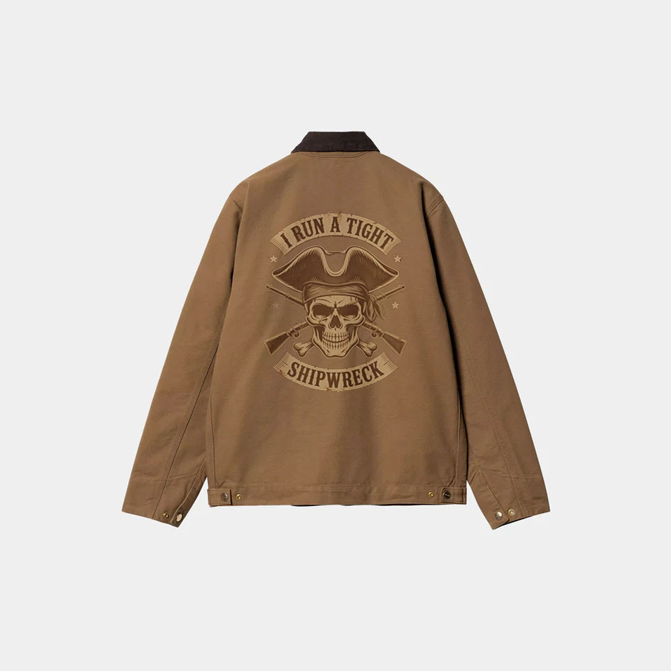 "Theme of 'Sinking Ship Pirates' Under My Strict Supervision" Winter Jacket