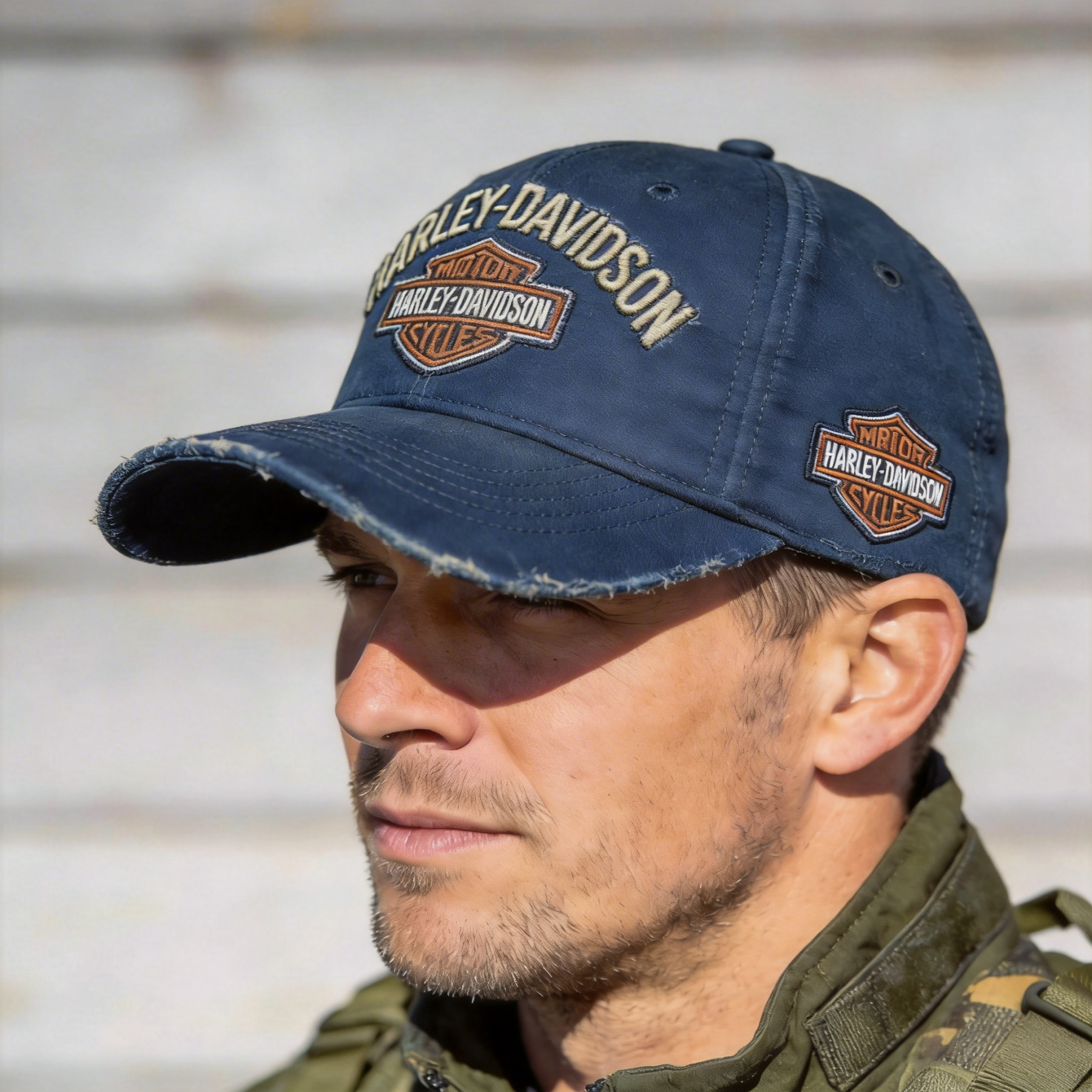 Harley-style Motorcycle Cap