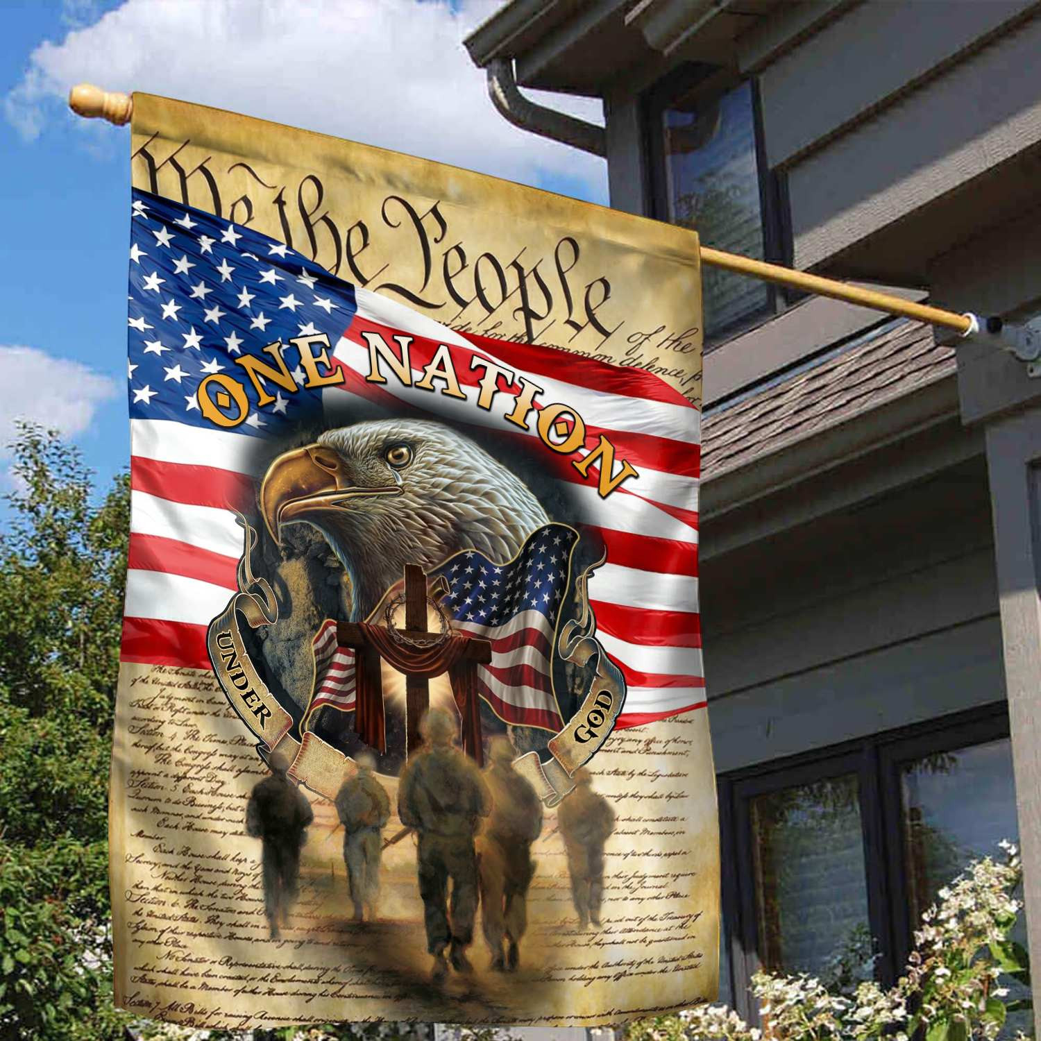 US Veteran Flag Gift For US Veteran, American Flag, Patriotic Flag, Garden Flag, House Flag