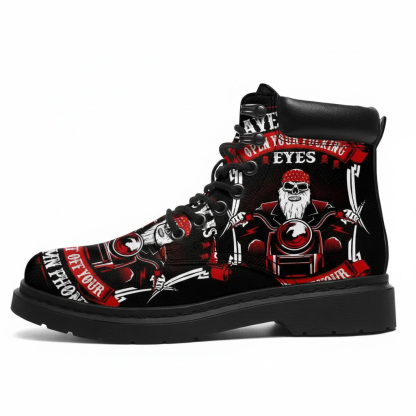 Heavy Metal Punk Biker Boots