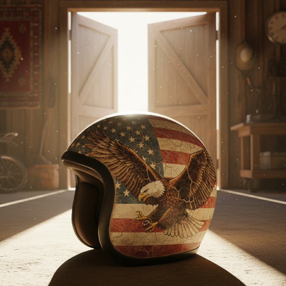 Freedom Eagle Motorcycle Helmet