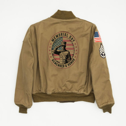 Memorial Day America Flag- jacket