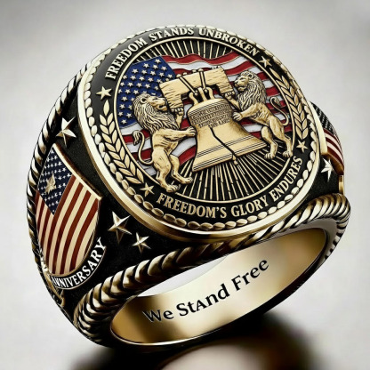 America 250th Jubilee Commemorative Ring | Liberty Bell