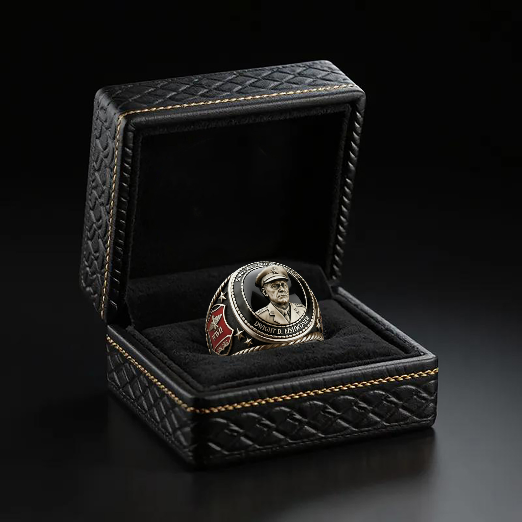 WWII Supreme Commander Tribute Ring – Allied Victory Edition