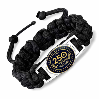 U.S. 250th Anniversary Paracord Bracelet