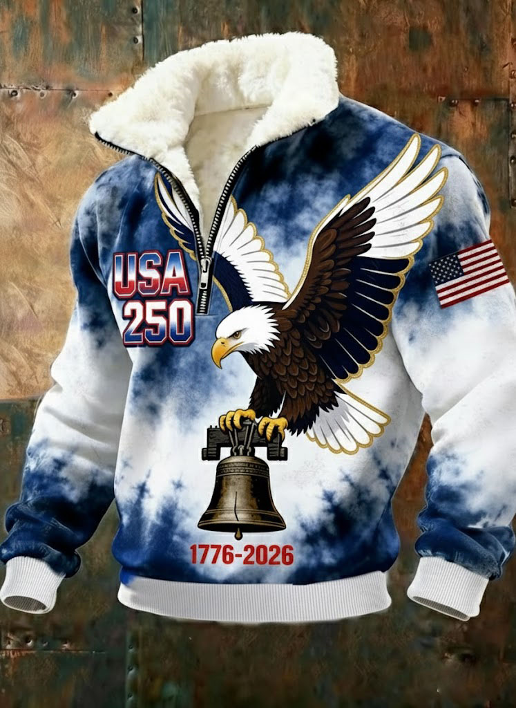USA 250th Anniversary Fleece-Lined Jacket