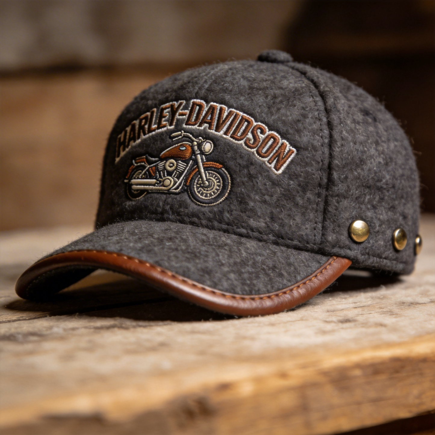 Biker Style Baseball Cap