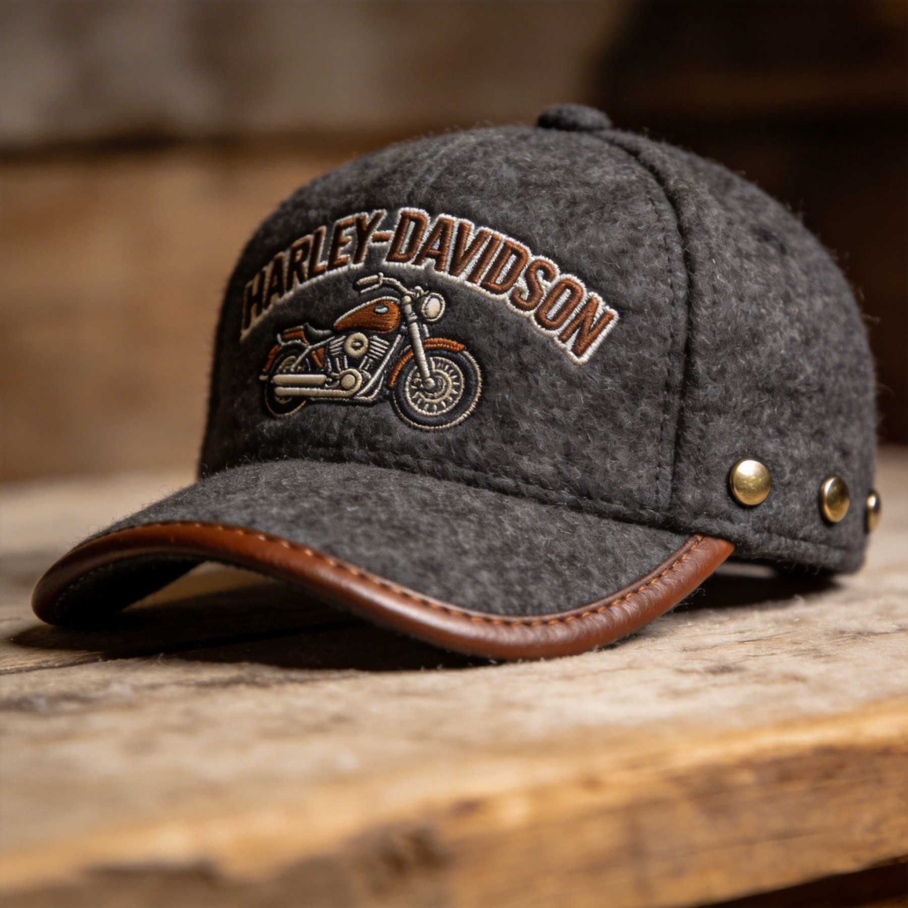 Biker Style Baseball Cap