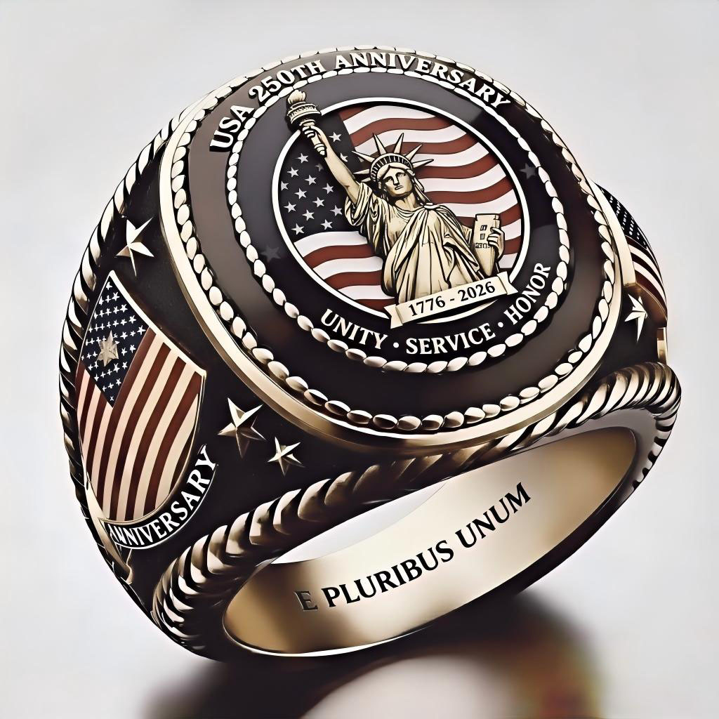 USA 250th Anniversary Ring