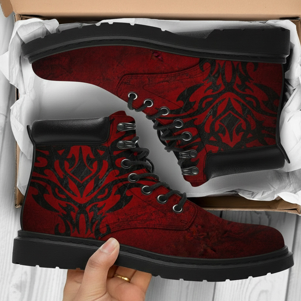 Heavy Metal Punk Biker Boots