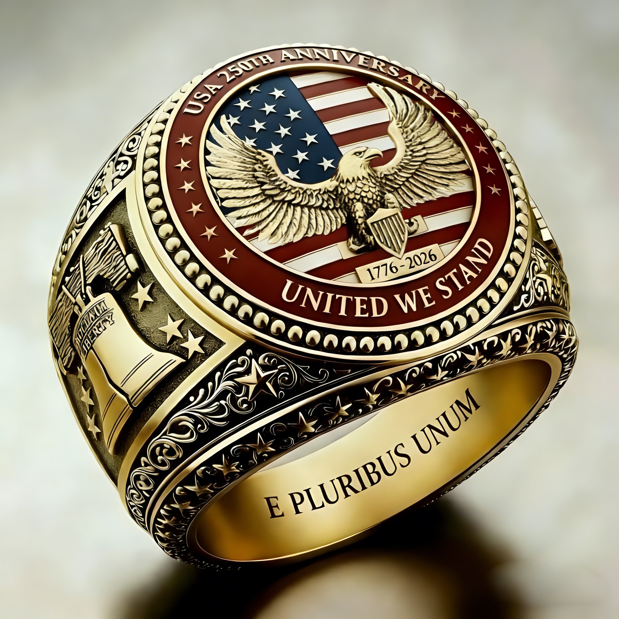 1776-2026 America Jubilee Ring