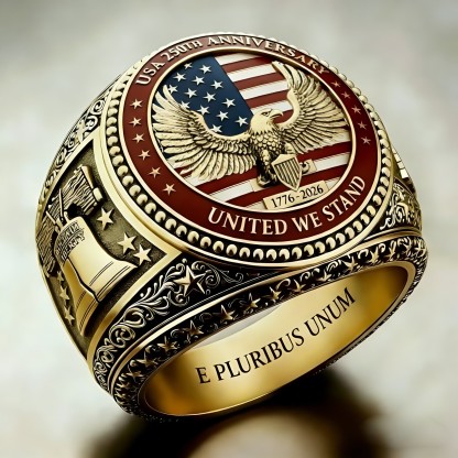 1776-2026 America Jubilee Ring