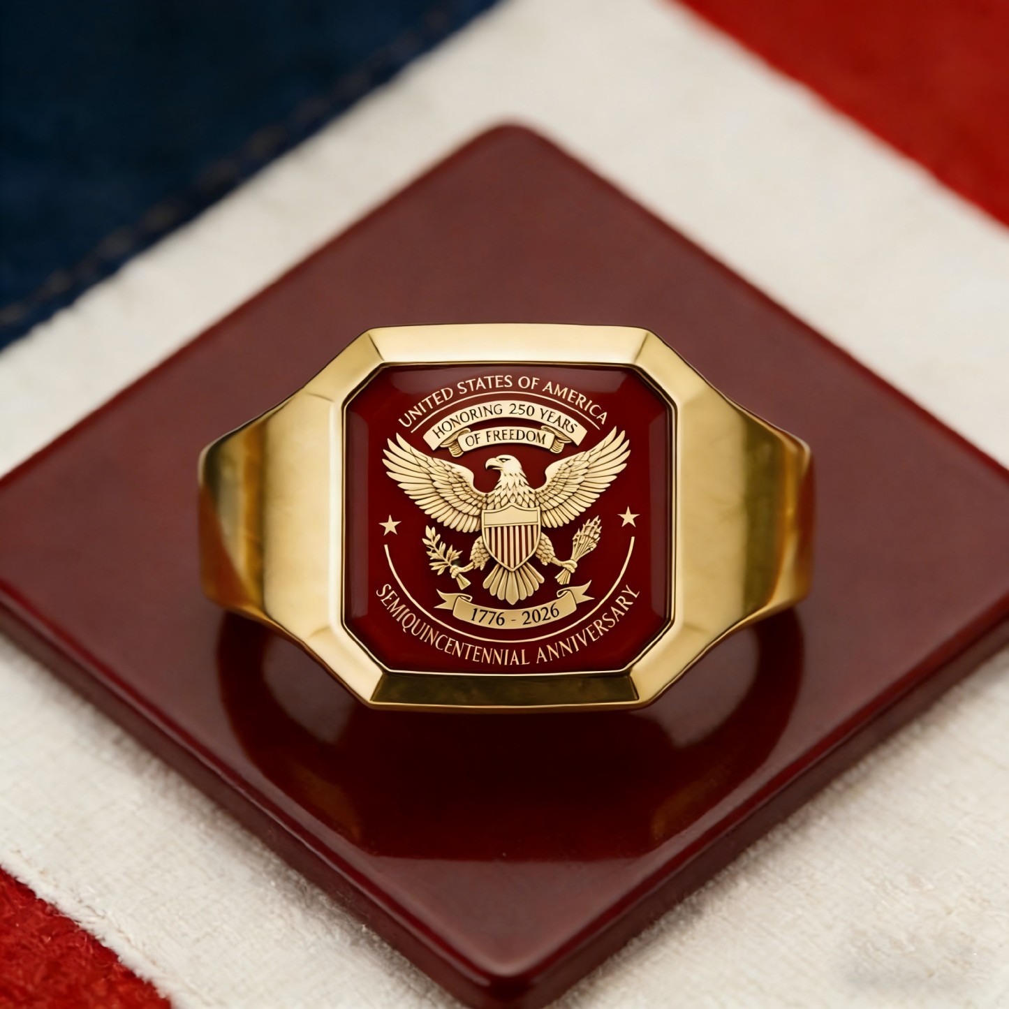1776-2026 America Jubilee Ring