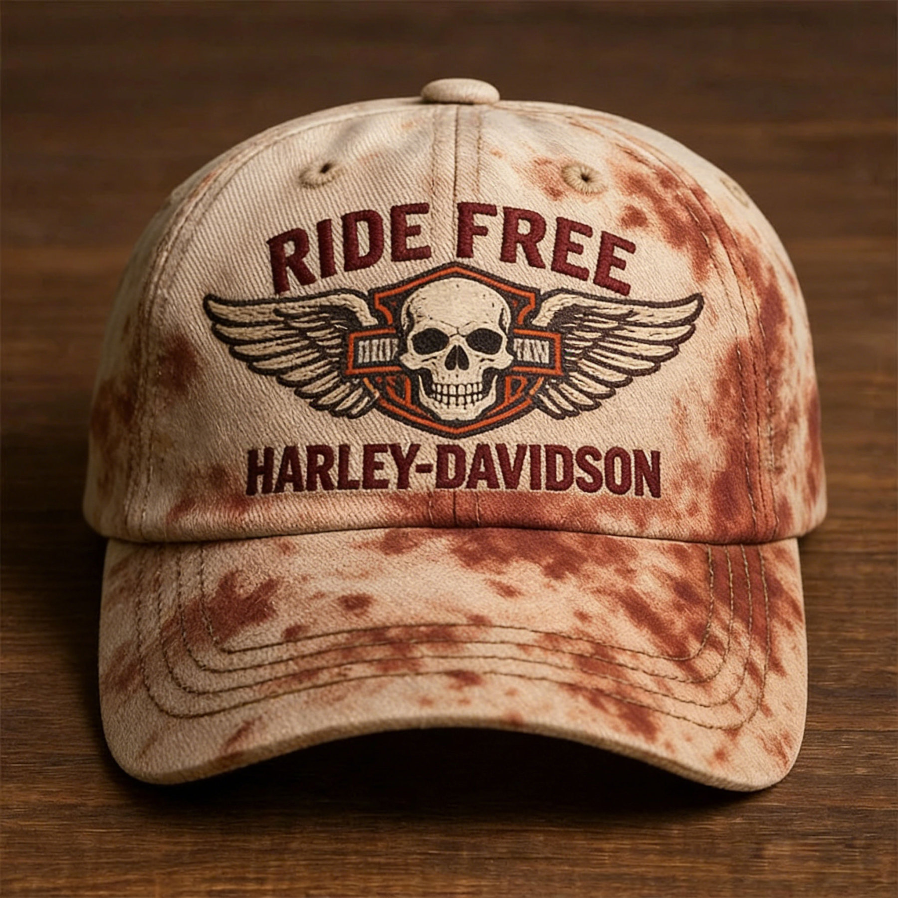 Harley Biker Style Baseball Cap