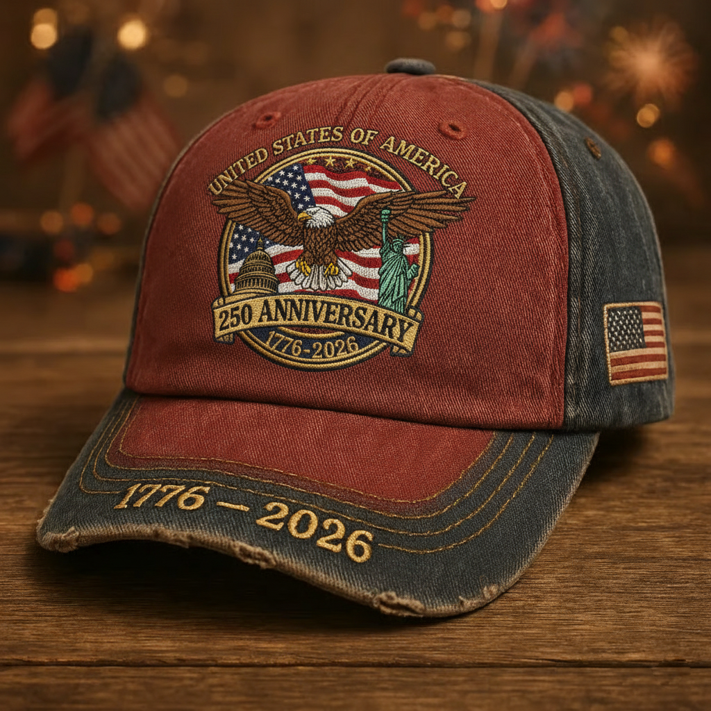 250th Anniversary of the United States Baseball Cap (1776 - 2026)