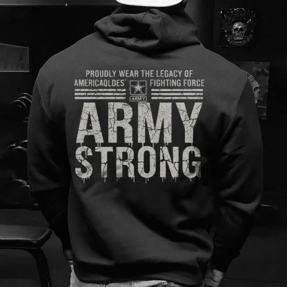 U.S. Army Strength Hoodie – Built Tough, Army Strong