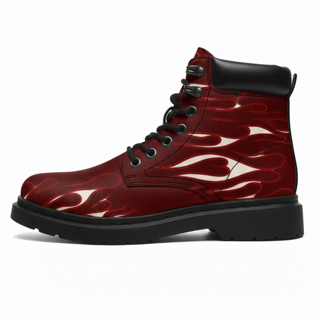 Heavy Metal Punk Biker Boots