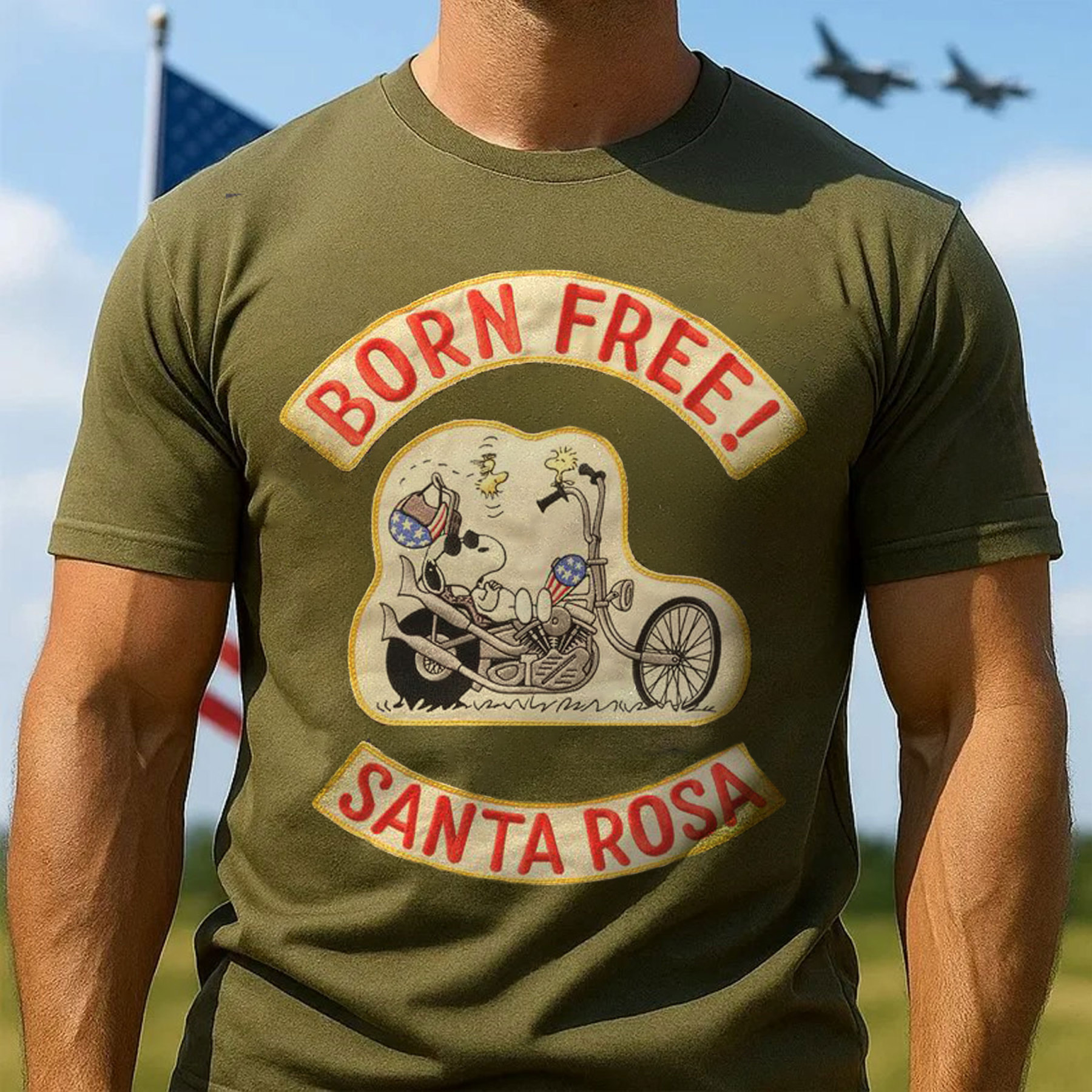 USMC cou niky boy T-shirt