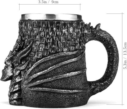 Medieval Dragon Beer Mug