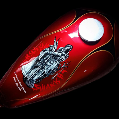 motorcycle gas tank decal