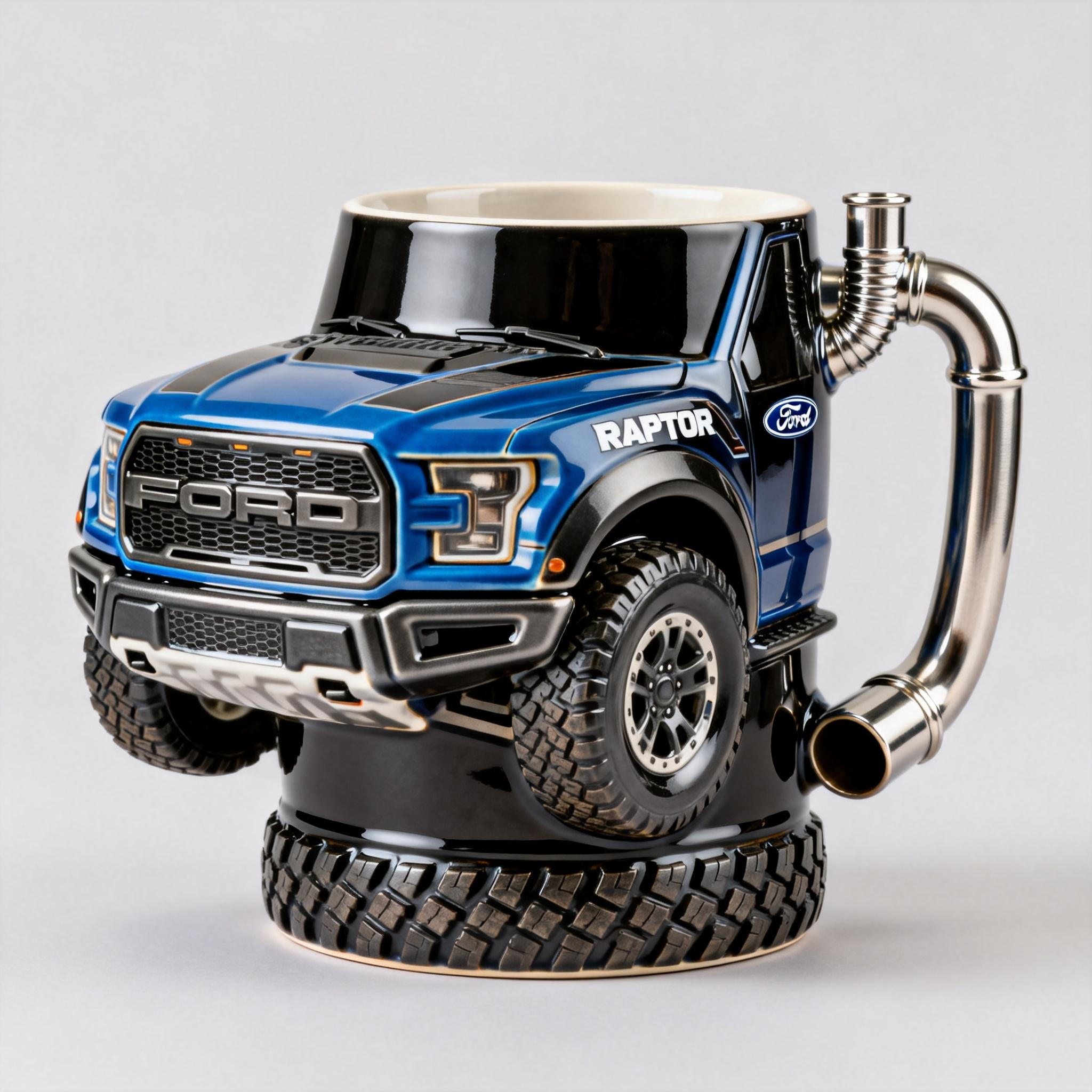 Ford Raptor F-150 Inspired 3D Pickup Truck Mug