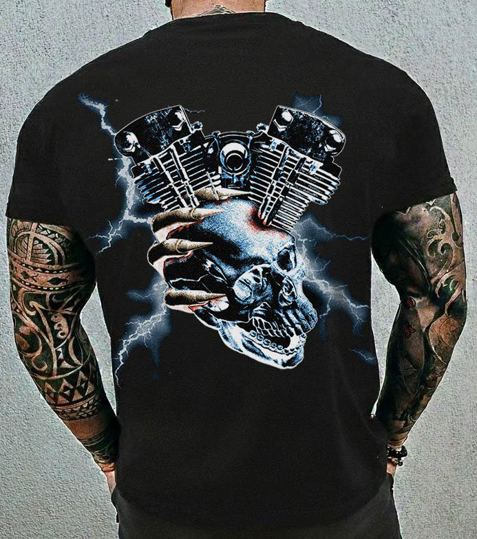 Metal Storm Skull Motor Tee