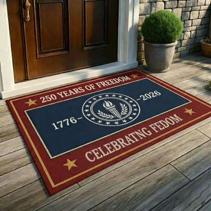 Celebrate Freedom: U.S. 250th Anniversary Patriotic Doormat