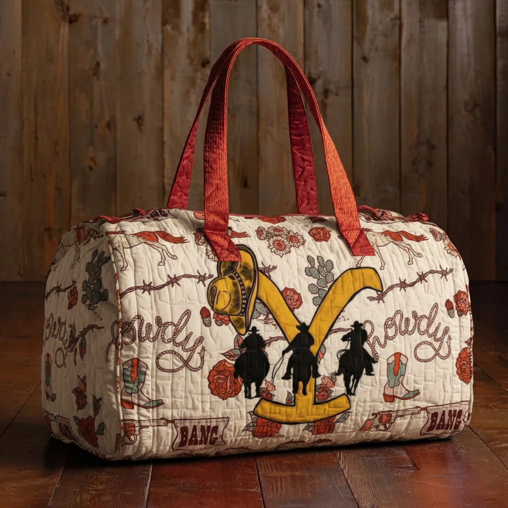 Afternoon Ranch · Retro Hand-drawn Illustrations Duffel Bag
