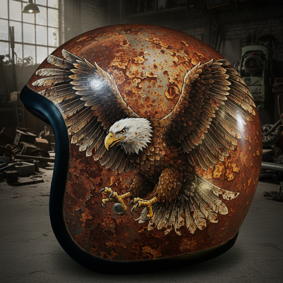 Freedom Eagle Motorcycle Helmet