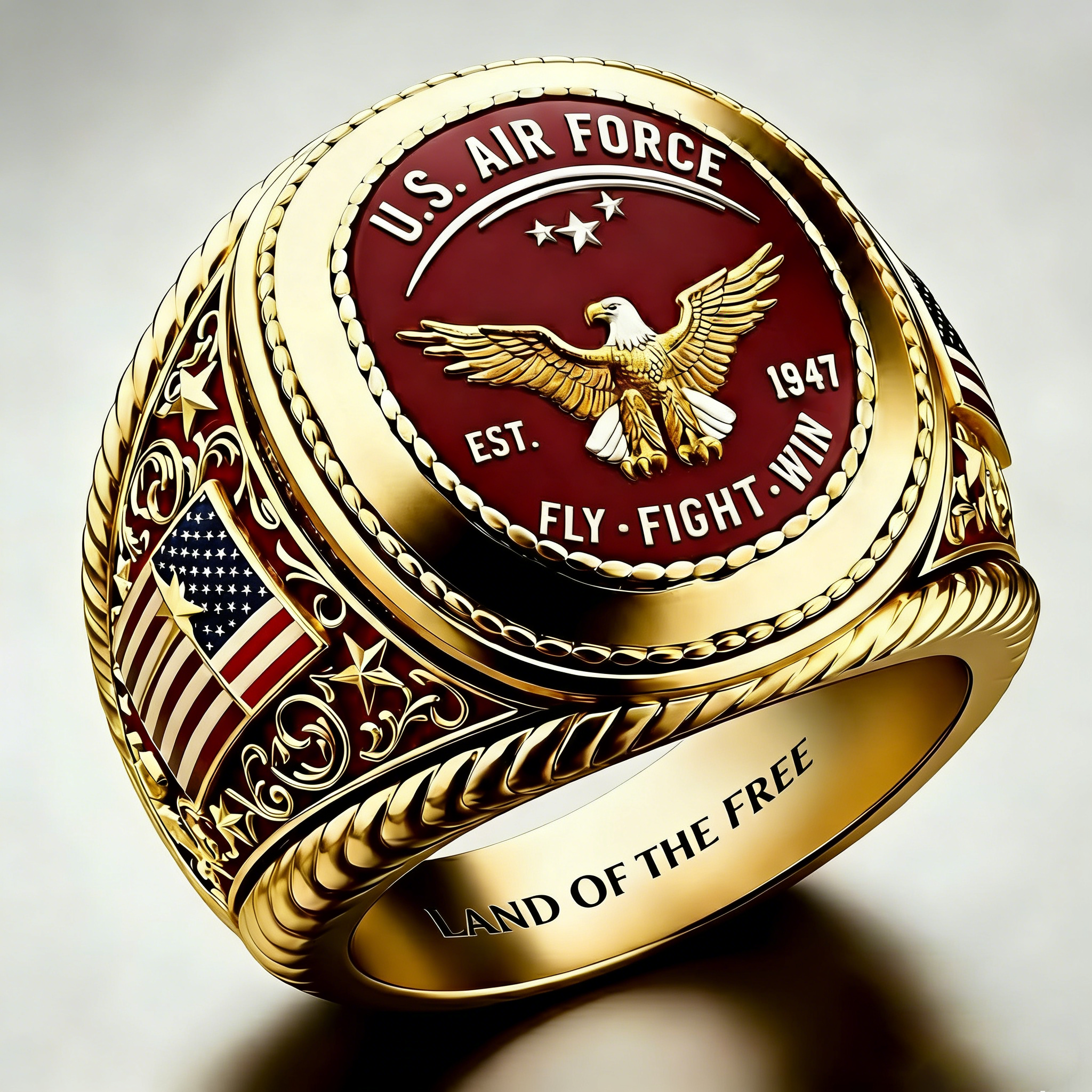 Heritage AlR FORCE Emblem Ring