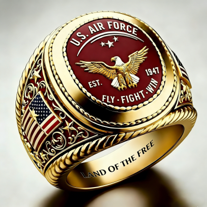 Heritage AlR FORCE Emblem Ring
