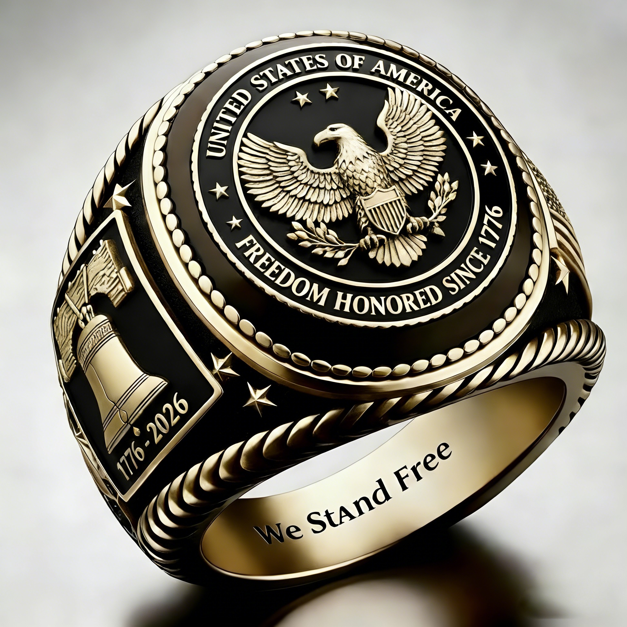 1776-2026 America Jubilee Ring