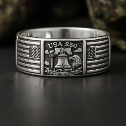 1776-2026 America Jubilee Ring